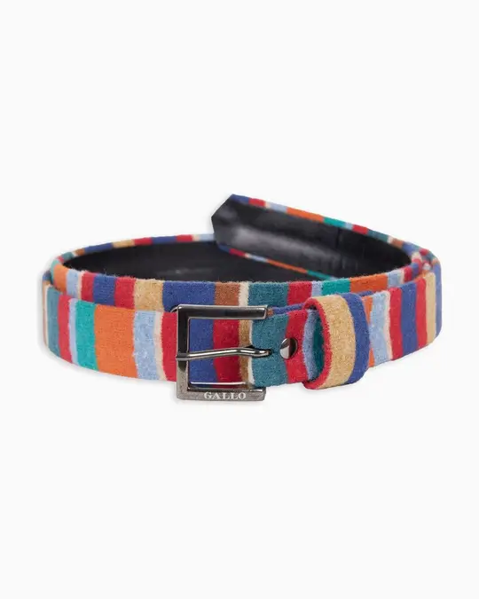 Cintura bassa donna pile azzurro righe multicolor