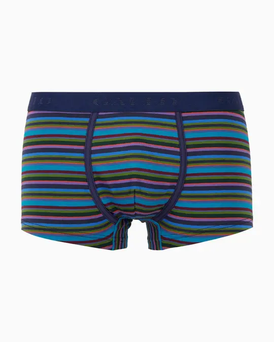 Boxer intimo uomo cotone righe multicolor blu