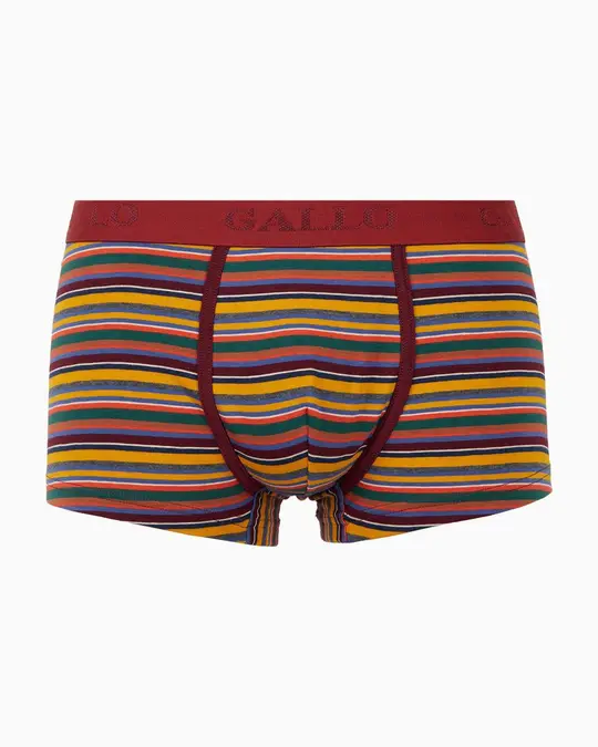 Boxer intimo uomo cotone righe multicolor giallo
