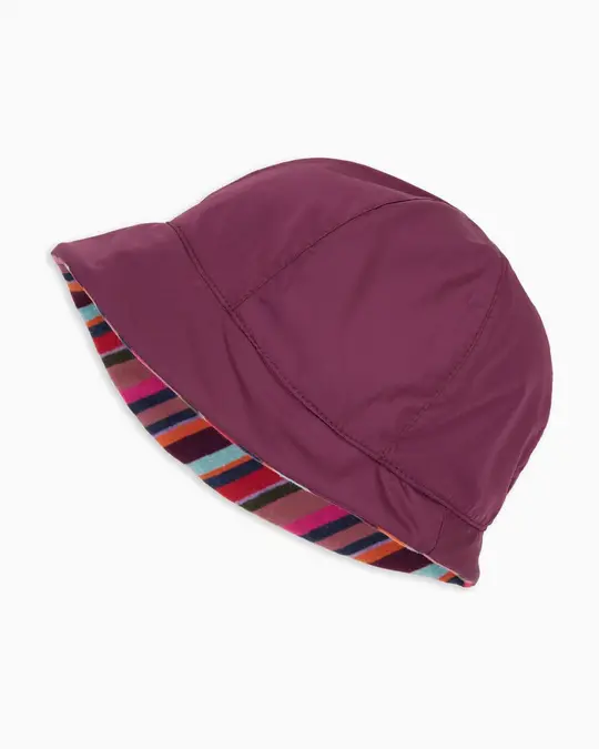 Cappello donna antipioggia rosa tinta unita