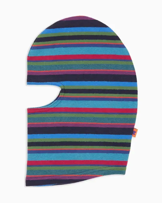 Passamontagna bambino pile blu righe multicolor