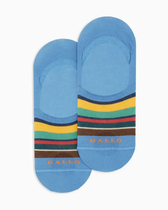 Soletta unisex cotone leggero azzurro righe multicolor